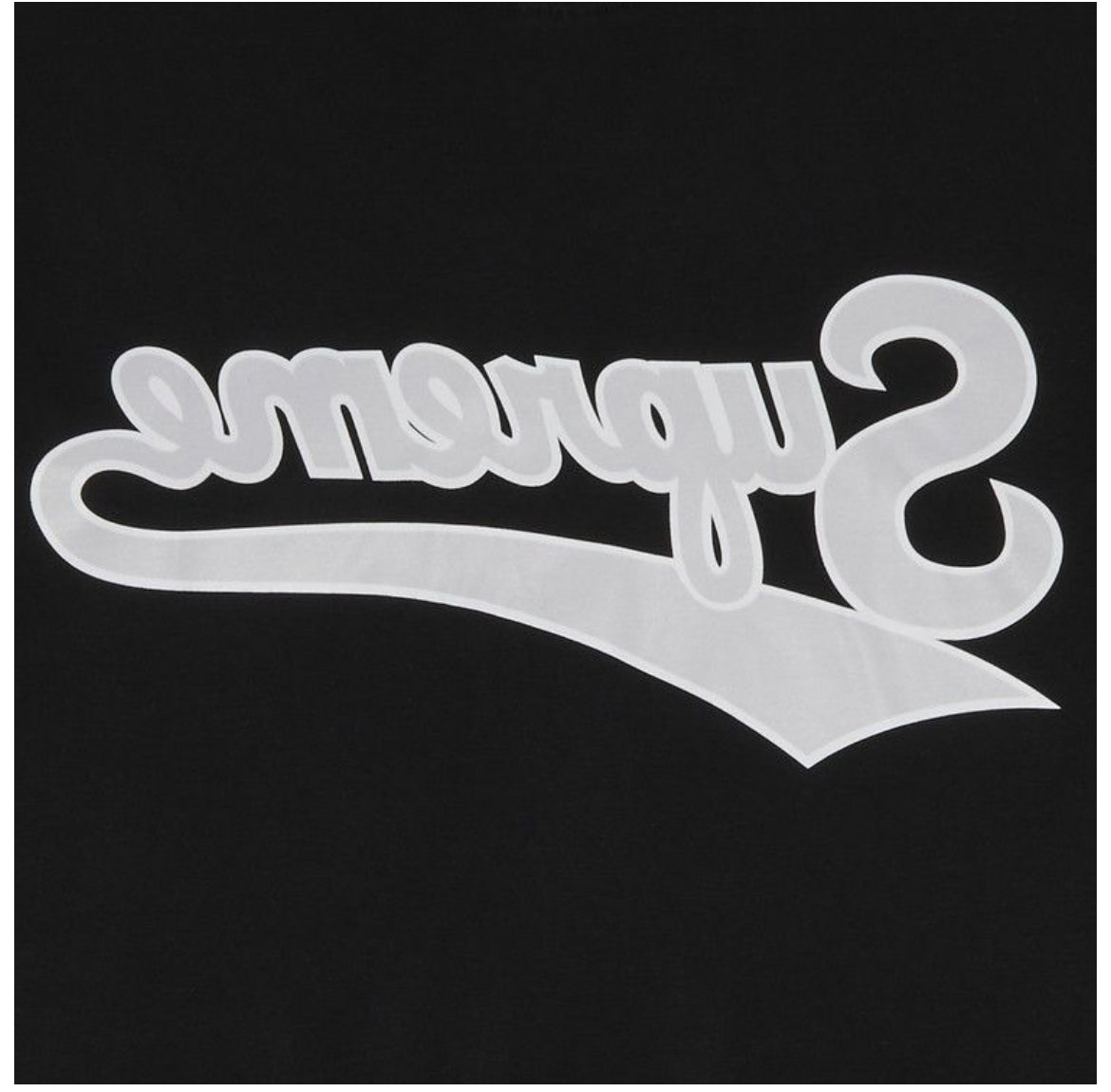 Supreme Backwards Tee Black