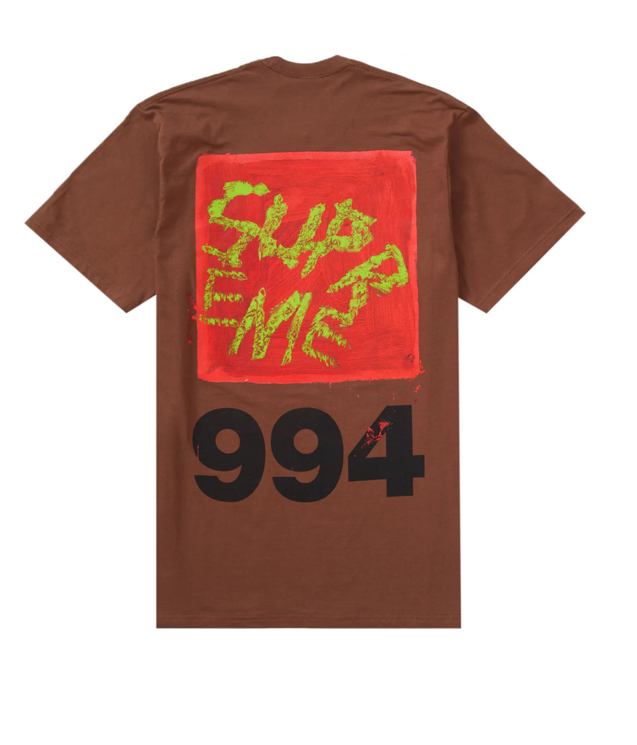 Camiseta Supreme Paint Marrón
