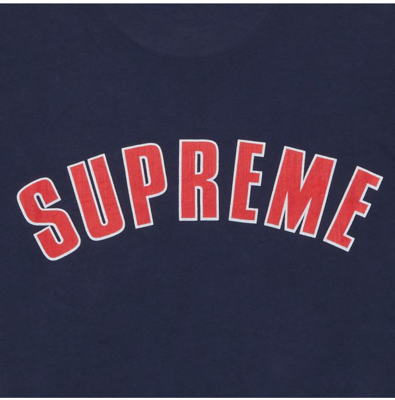 Supreme Cracked Arc S/S Top “Navy”