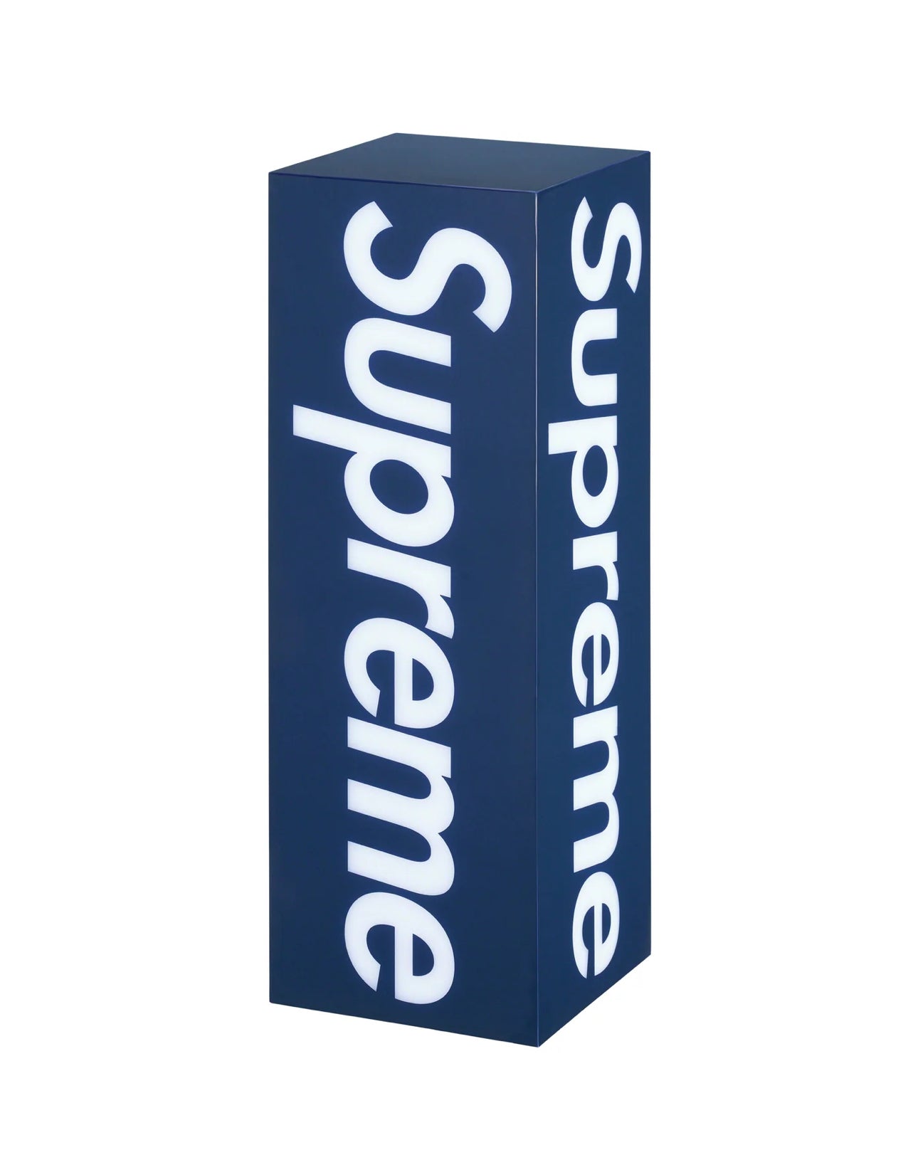Lámpara con logotipo de caja suprema