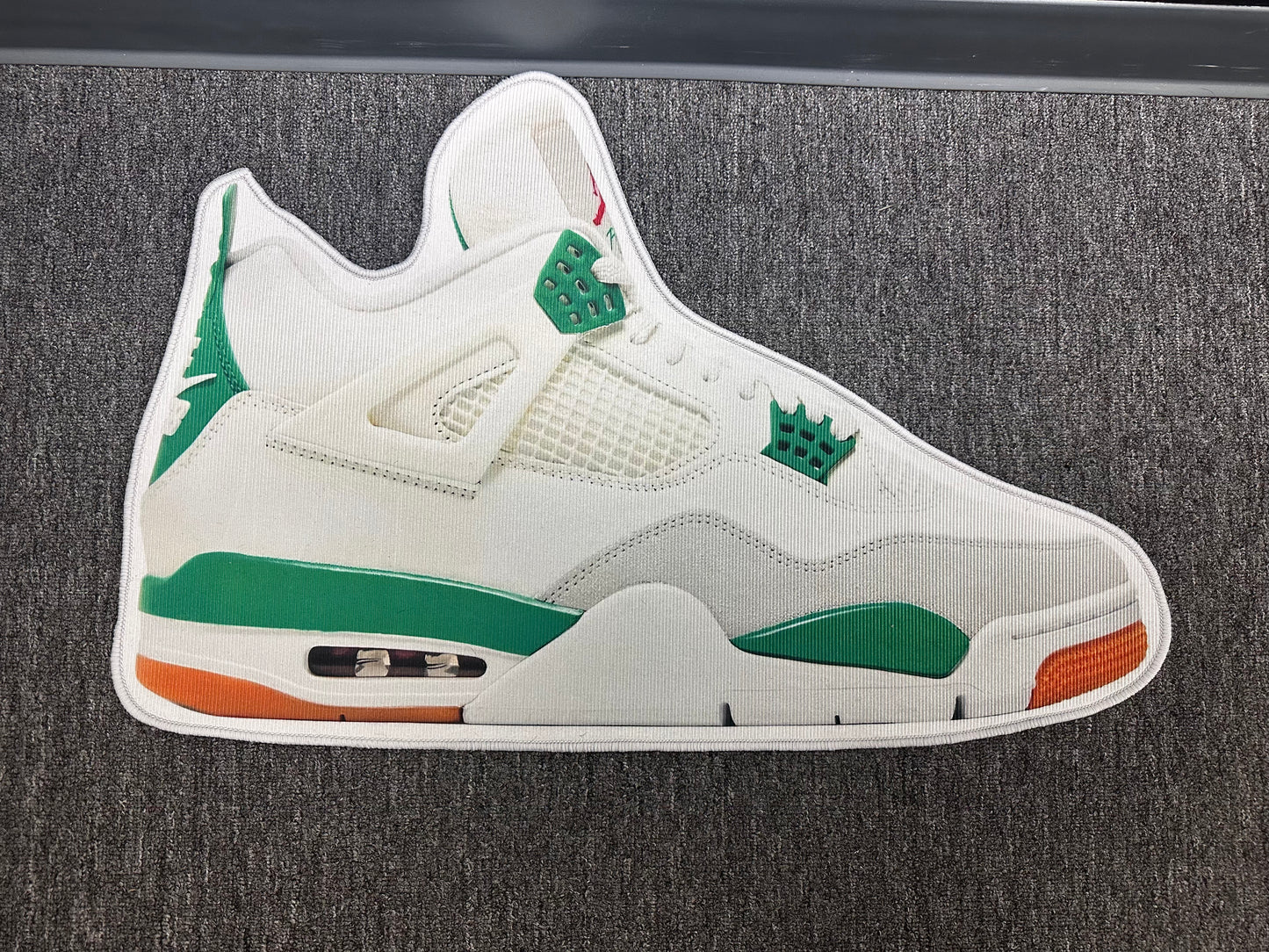 Custom Jordan 4 Pine Green Rug