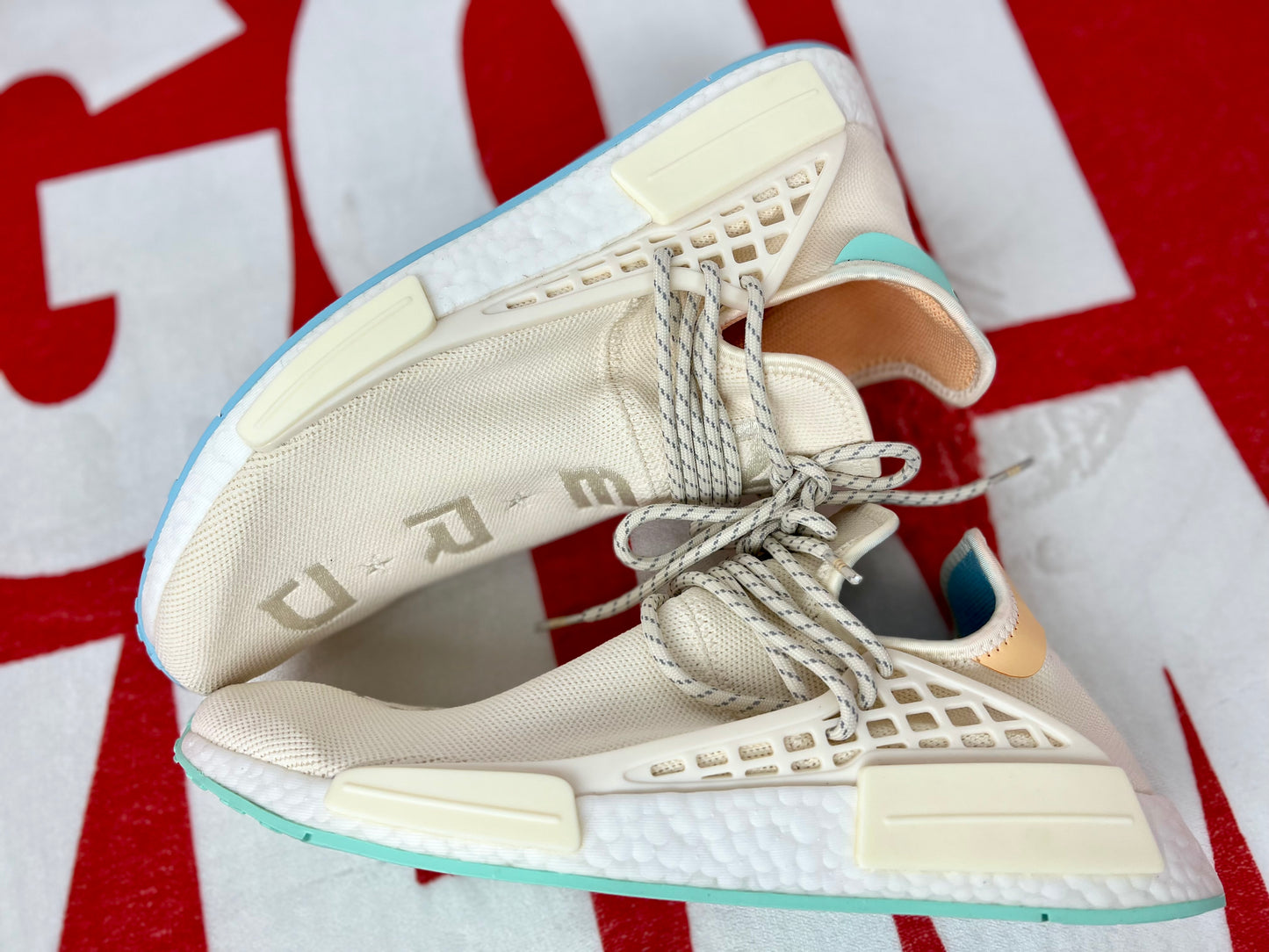 Adidas NMD HU Pharrell Nerd Chalk White