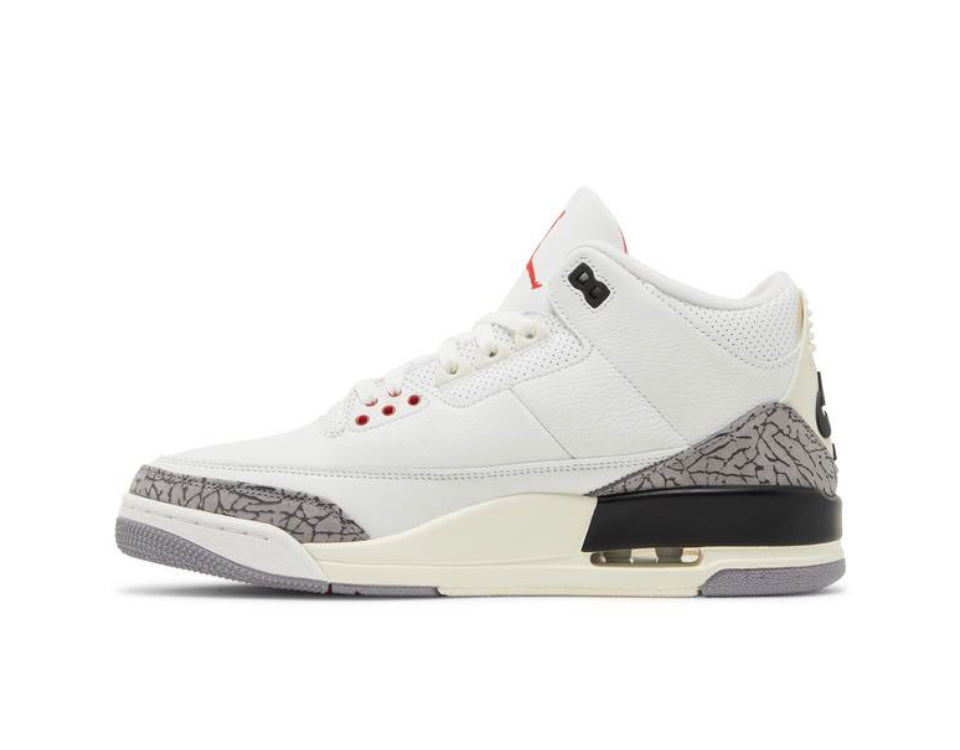 Jordan 3 Cemento Blanco Reimaginado