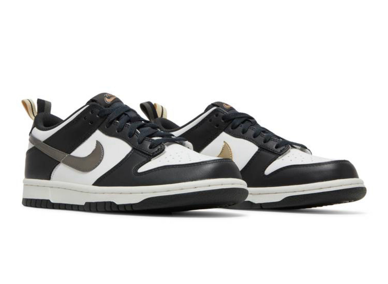 Dunk Low Black White Metallic