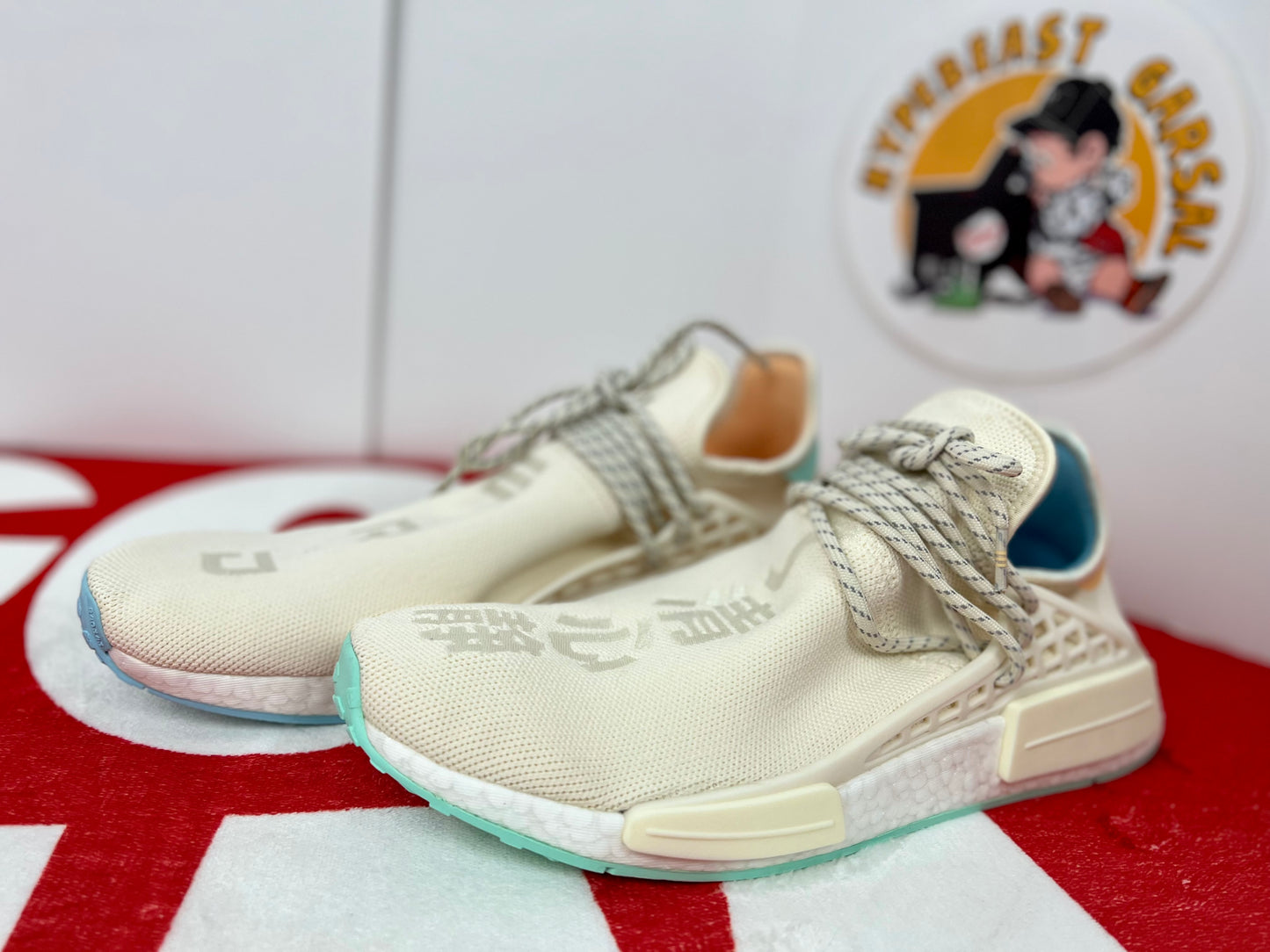 Adidas NMD HU Pharrell Nerd Chalk White
