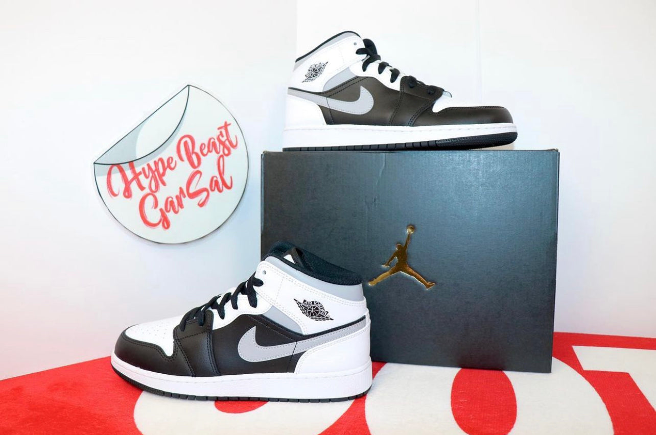 Jordan 1 Mid White Shadow