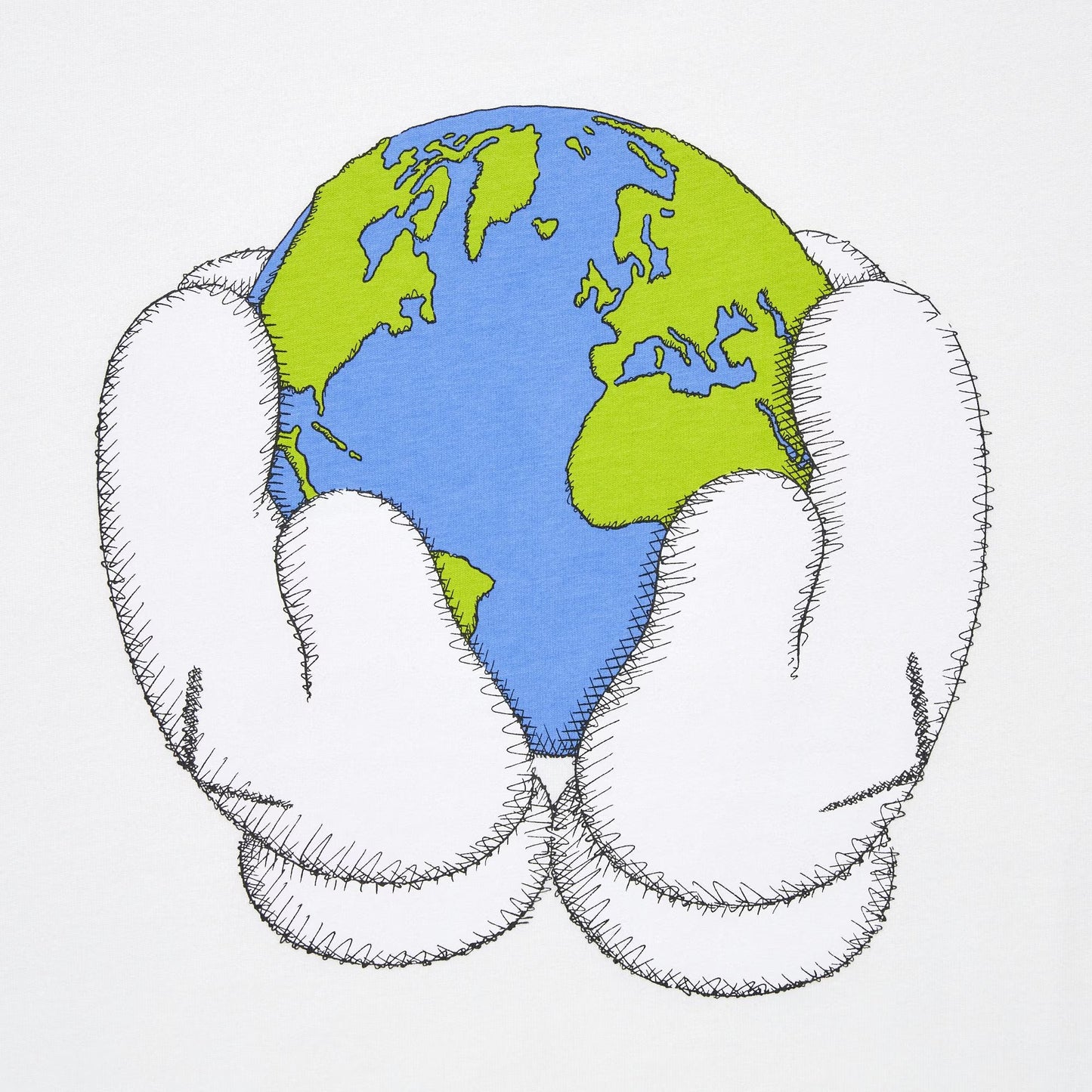 Kaws Peace For All Tee
