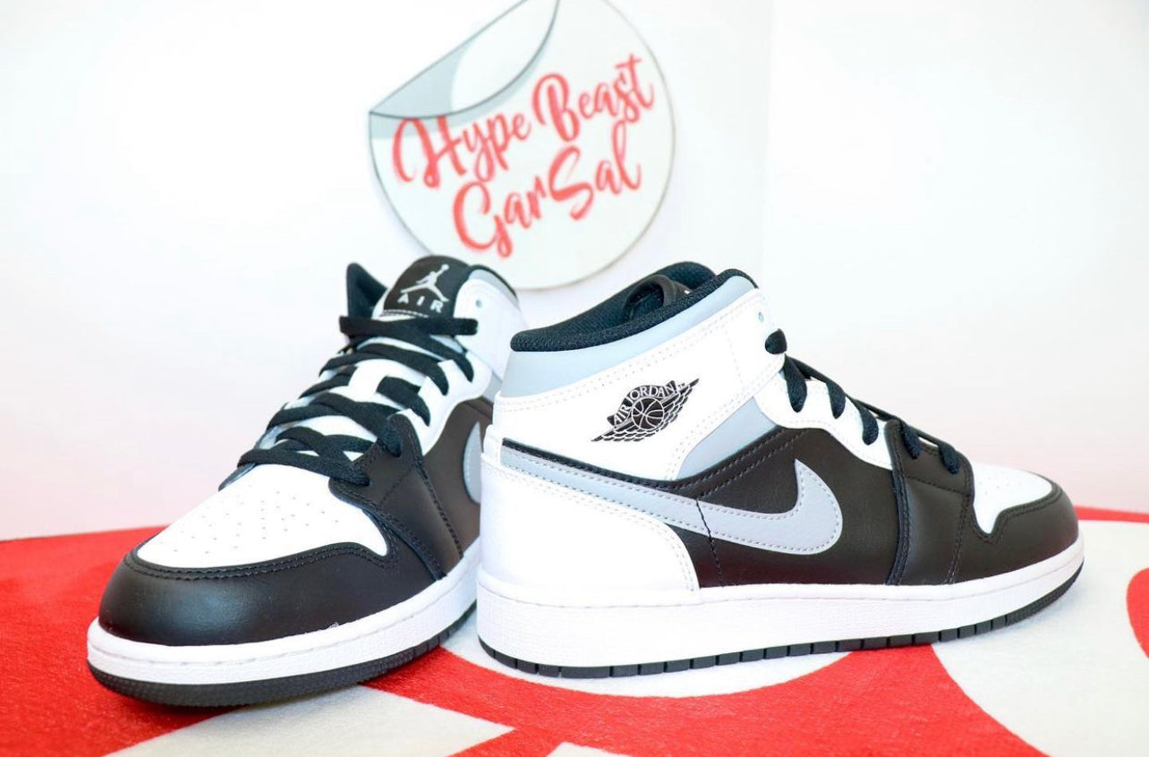 Jordan 1 Mid White Shadow