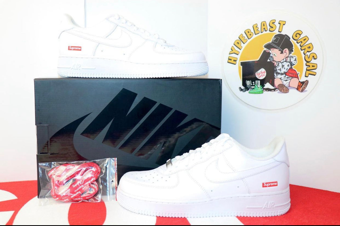 Supreme Air Force 1 Low White
