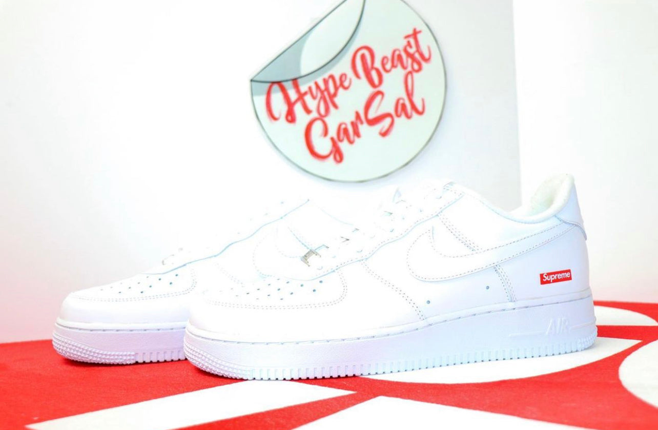 Supreme Air Force 1 Low White