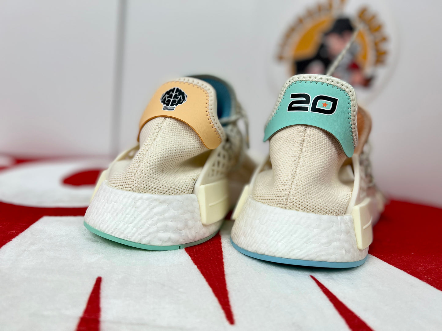 Adidas NMD HU Pharrell Nerd Chalk White