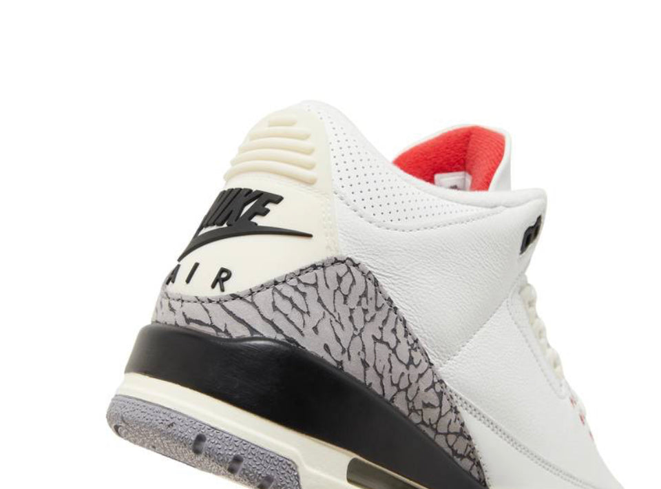 Jordan 3 Cemento Blanco Reimaginado