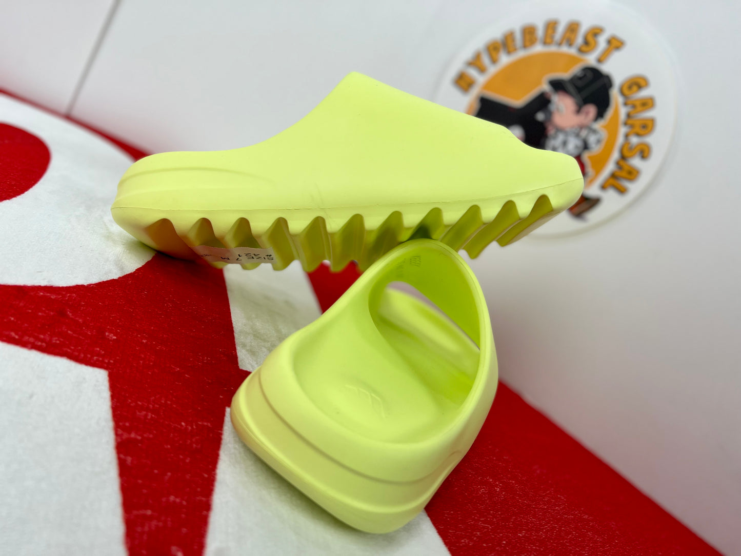 Yeezy Slide Resplandor Verde