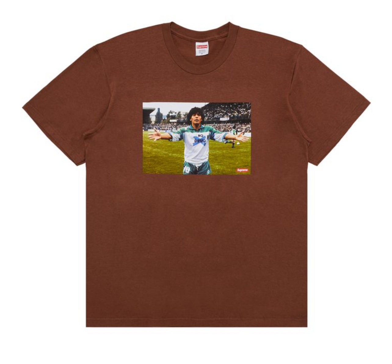 Supreme Maradona Tee “Brown”
