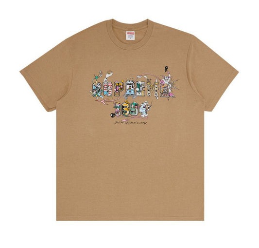 Supreme Varsity Tee Khaki
