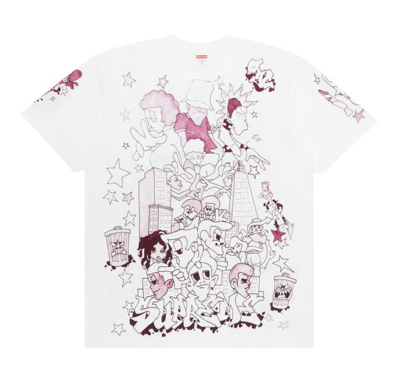 Camiseta Supreme Downtown “Blanca”