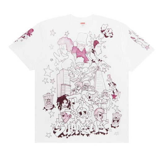 Camiseta Supreme Downtown “Blanca”