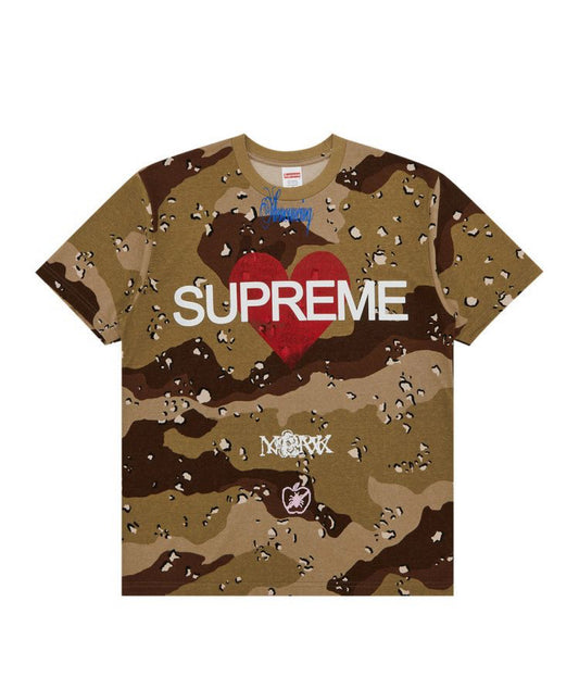 Supreme Announcing Tee Desert Camo