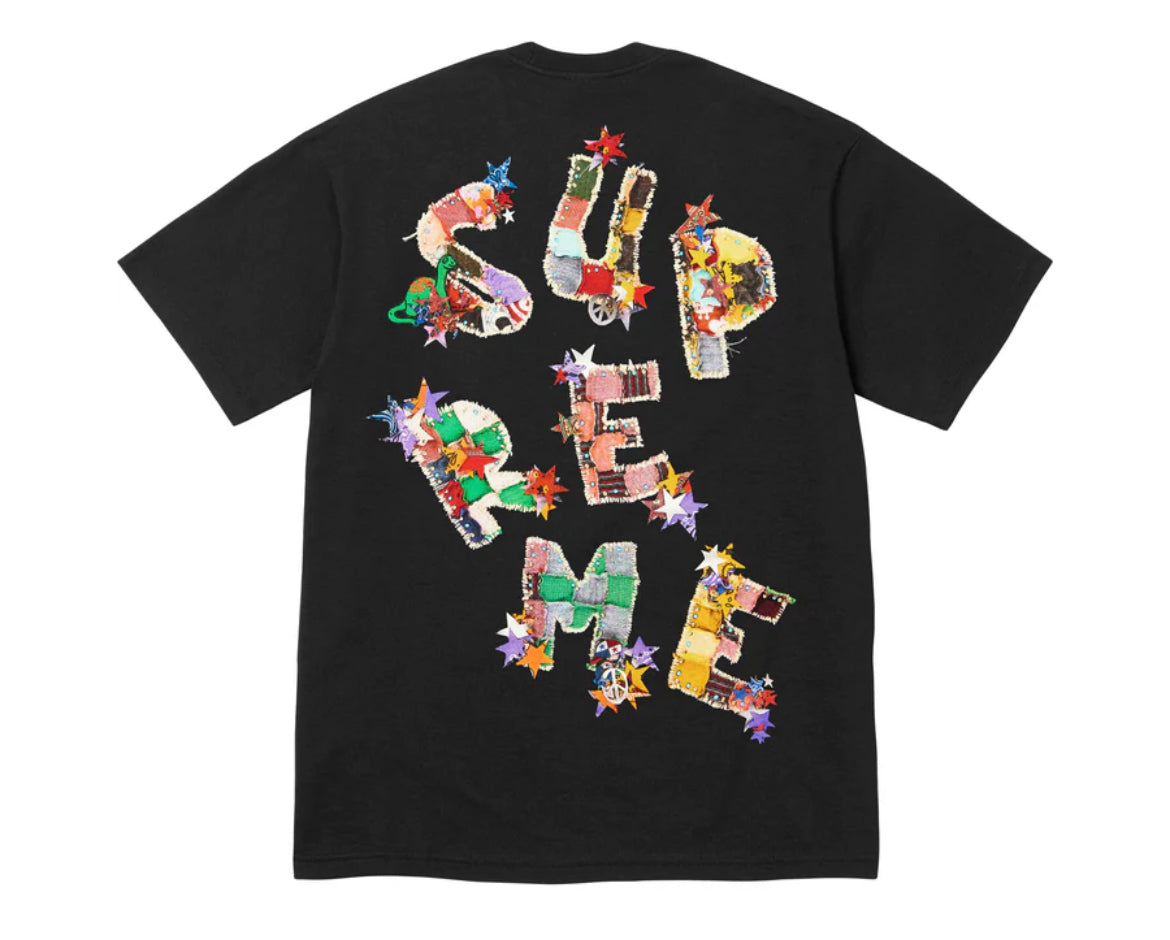 Camiseta de patchwork suprema