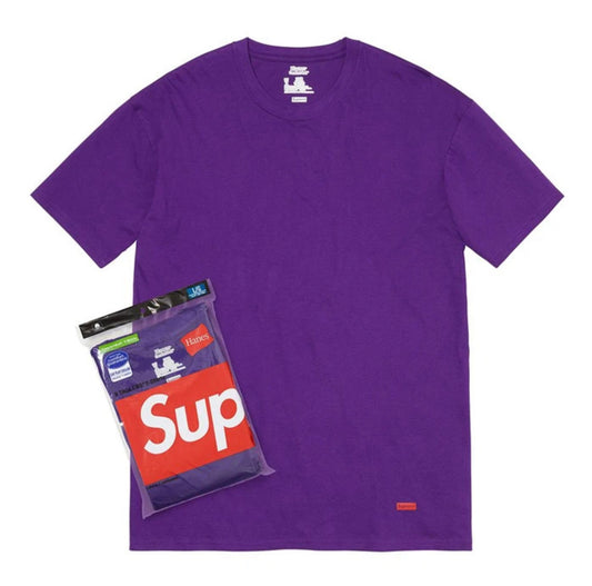 Camisetas sin etiqueta Supreme Hanes (paquete de 2)